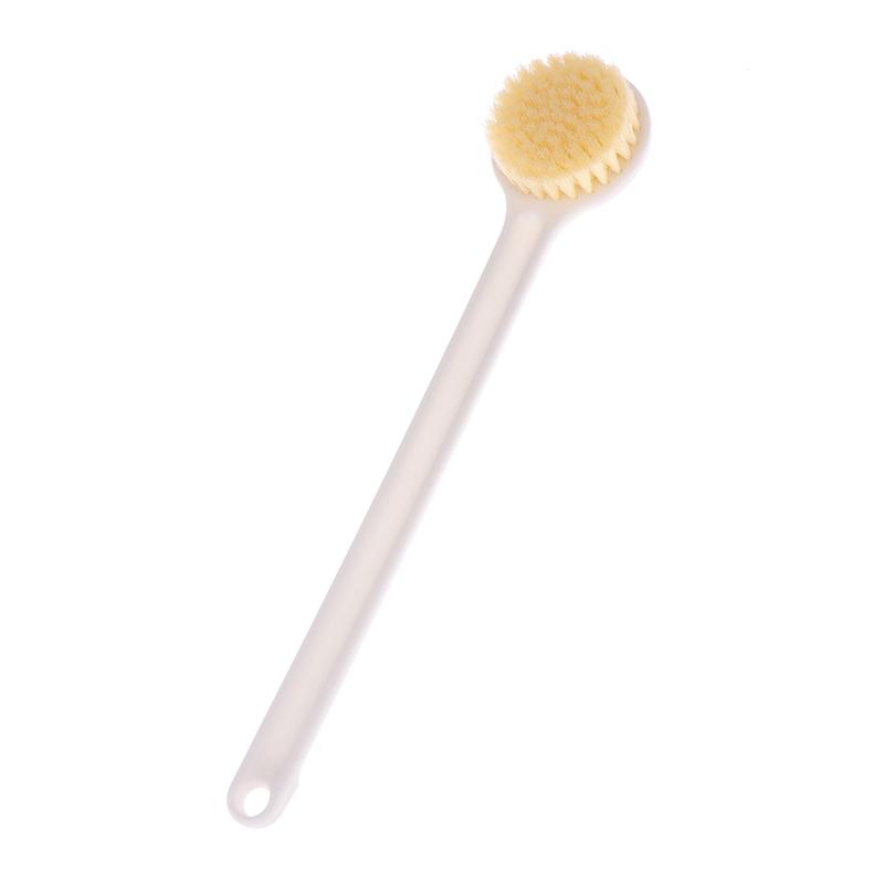 Long Handle Back Brush For Shower Soft Bristles Body Exfoliating Bath Brush Skin Health Shower Back Scrubber Bath Supplies