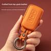 Genuine Leather Key Cover for Mitsubishi Outlander ASX Pajero Sport Eclipse Cross Premium Key Case