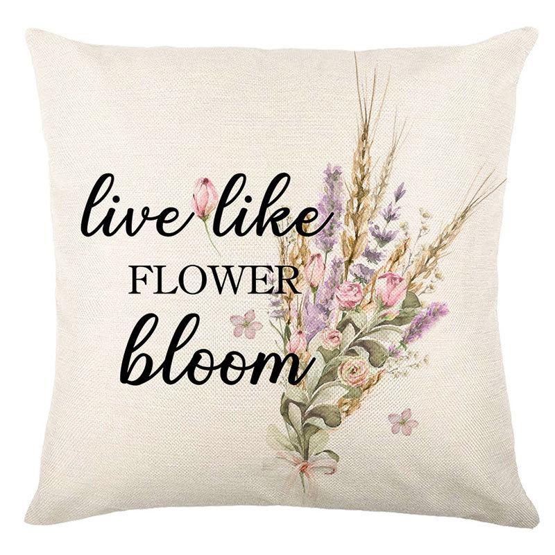 Spring Throw Pillow Cover Spring Festival Home Decor Cushion Office Cushion Sofa Cushion Cover
