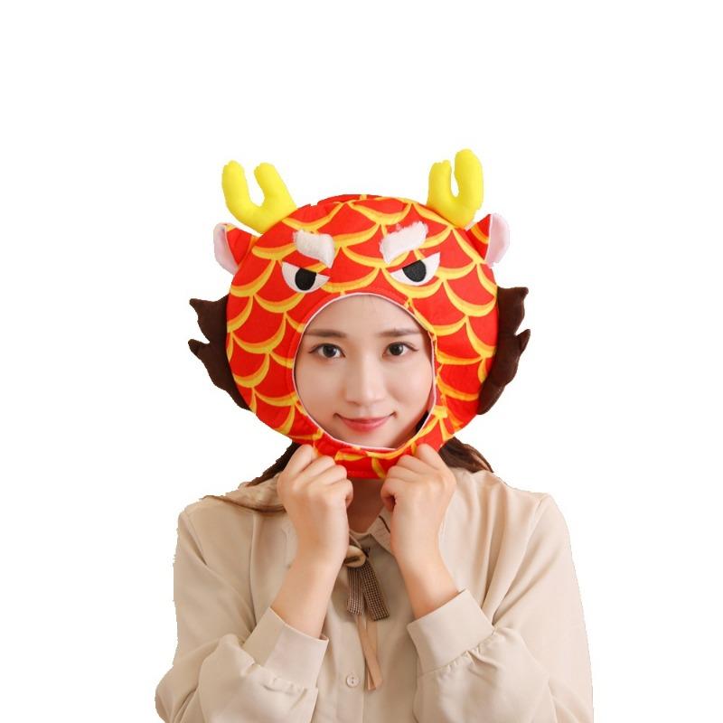 Drachenmaskottchen, Retro-Waagen-Wasserhahn-Abdeckungshut, Foto-Requisiten, Cartoon-Kopfbedeckung, Bühnenrequisiten