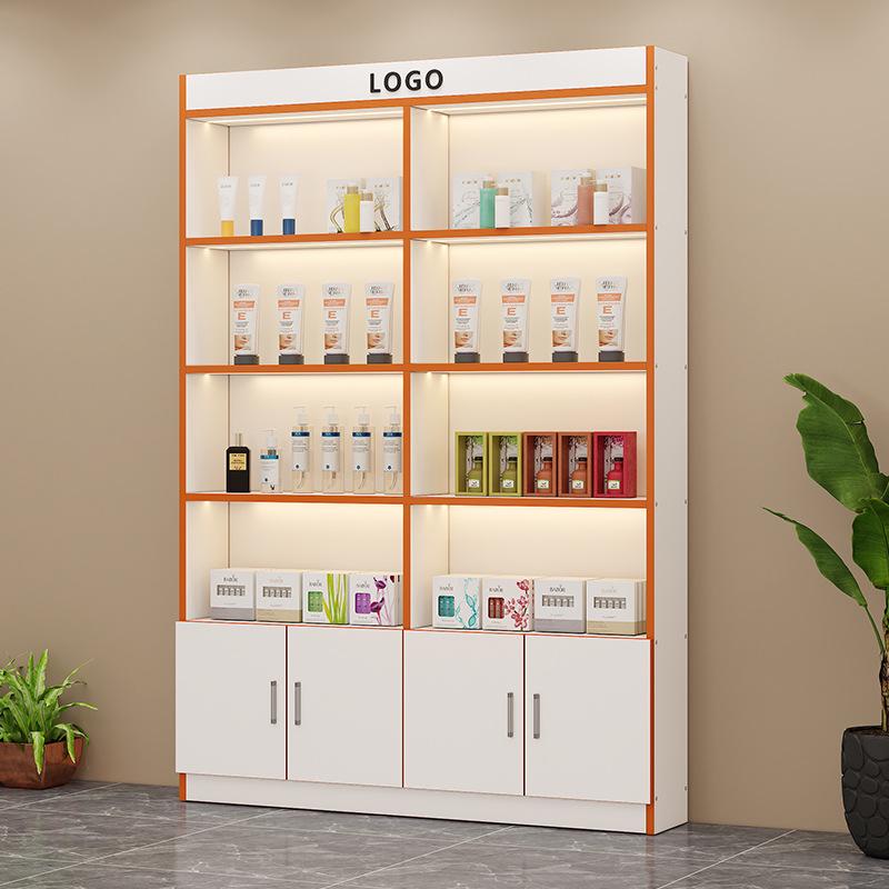 Illuminated Beauty Product Display & Storage Cabinet
