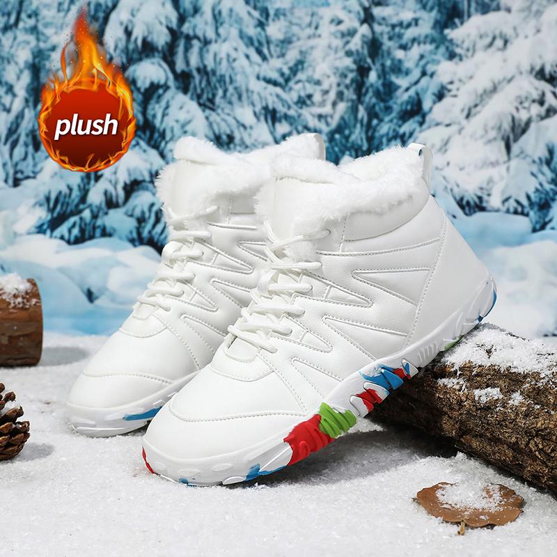 TUINANLE Women Boots Winter Shoes Woman Warm Snow Boots Ankle Boots for Female Winter Shoes Plush Booties