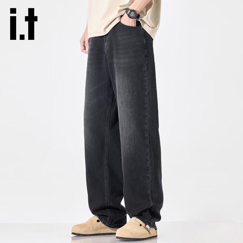 

izzue it Мужские джинсы в стиле ретро, свободного прямого кроя 40