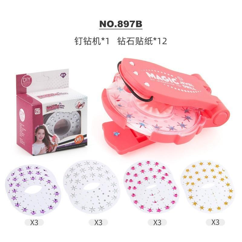 Supply Braid Electric Three-Strand Tie Hair Braid Diy Order Drill Makeup Hair Accessories Set Toy