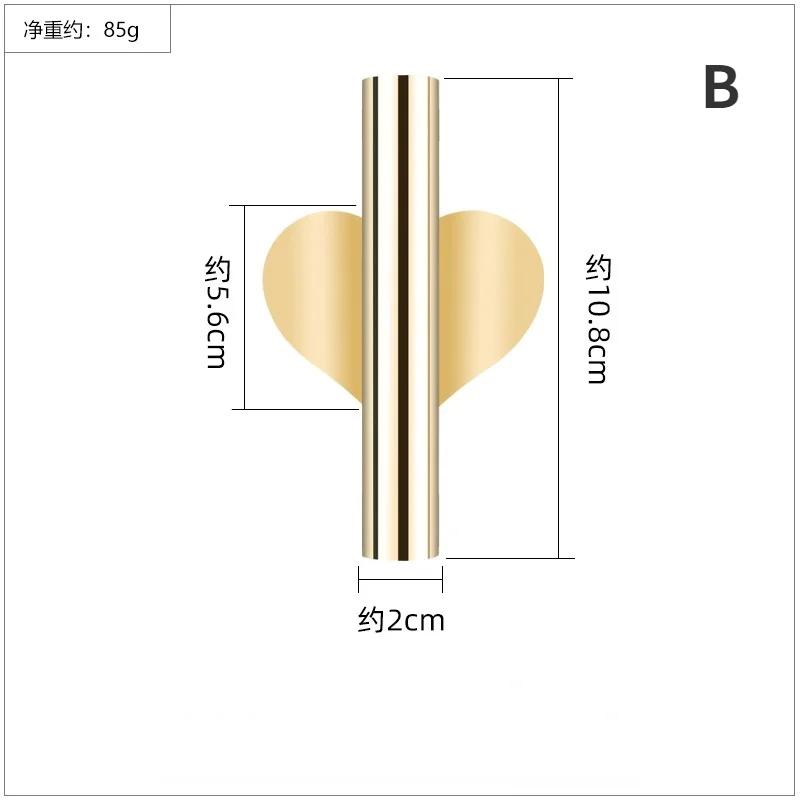Nordic Style Wall Flower Vase Tube Modern Style Dried Flower Holder Decor for Living Room Wall Household Ornament Gifts