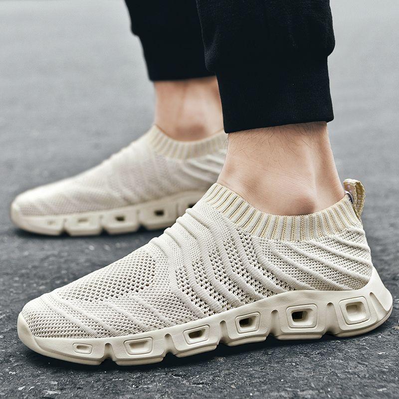 Slip-on Breathable Running Man Casual Sneaker Mesh Upper Jump HikingTrekking Basketball Trends 2025 Trend Sports Shoes for Men