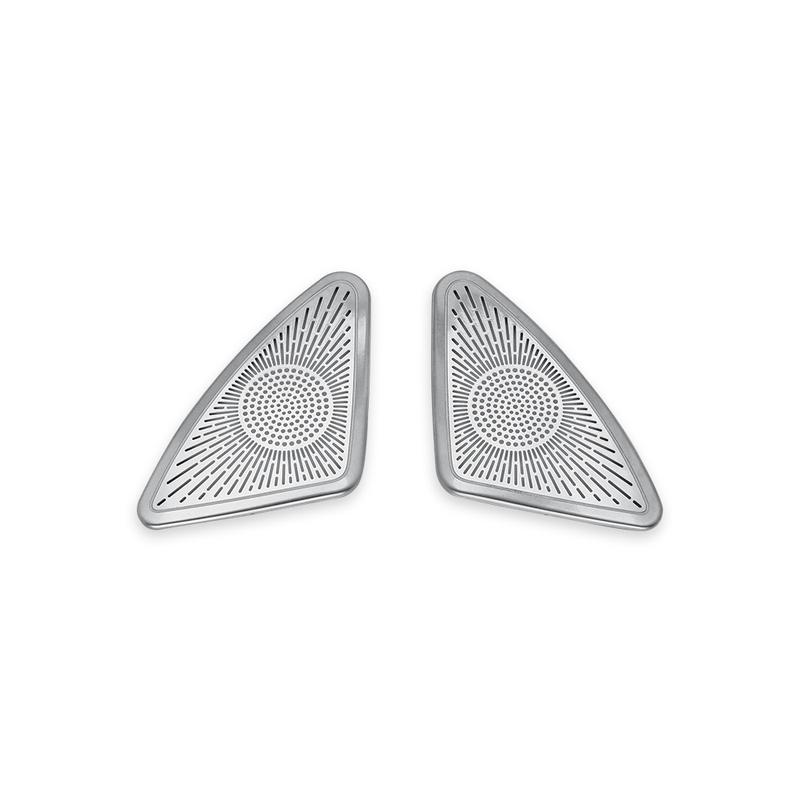 Stainless Steel A-Pillar Tweeter Speaker Cover Trim Fit Kia K3 Forte -2024 Interior Decor Parts