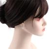 Gifts Temperament Party Jewelry Metal Korean Dangle Earrings Drop Earrings Women Stud Earrings