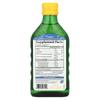 Carlson Labs Norwegian Wild Cod Liver Oil, Lemon Flavor, 1000mg, 250ml (8.4 fl oz)