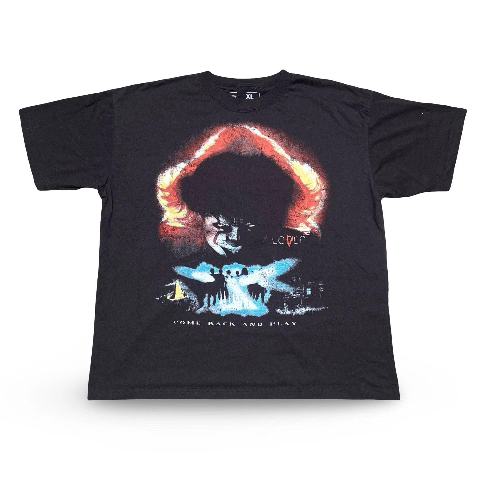 IT Chapter Two Pennywise Lover T-Shirt Men’s XL Black Horror Graphic Tee S