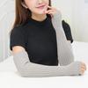 1Pair Women Knitted Mitten Gloves Fingerless Gloves Long Sleeve Cover Wrist Arm Cover Thick Outdoor
