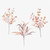 Artificial Plant Autumn Color Eucalyptus Long Branch Home Garden Decor Fake Leaves Wedding Party Decoration Ornaments