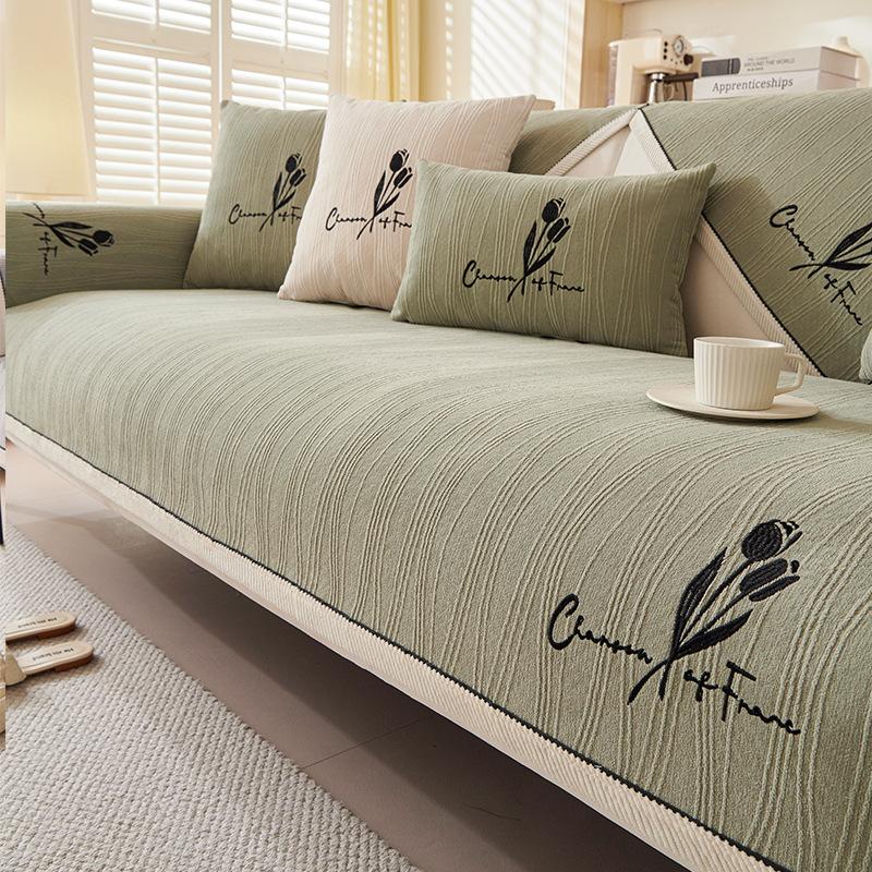 Sofa Cushion Cover Cloth Towel Four Seasons Non-Slip Universal Seat Cushion Seat Cushion Sofa Cover All-Inclusive Universal Cover  New