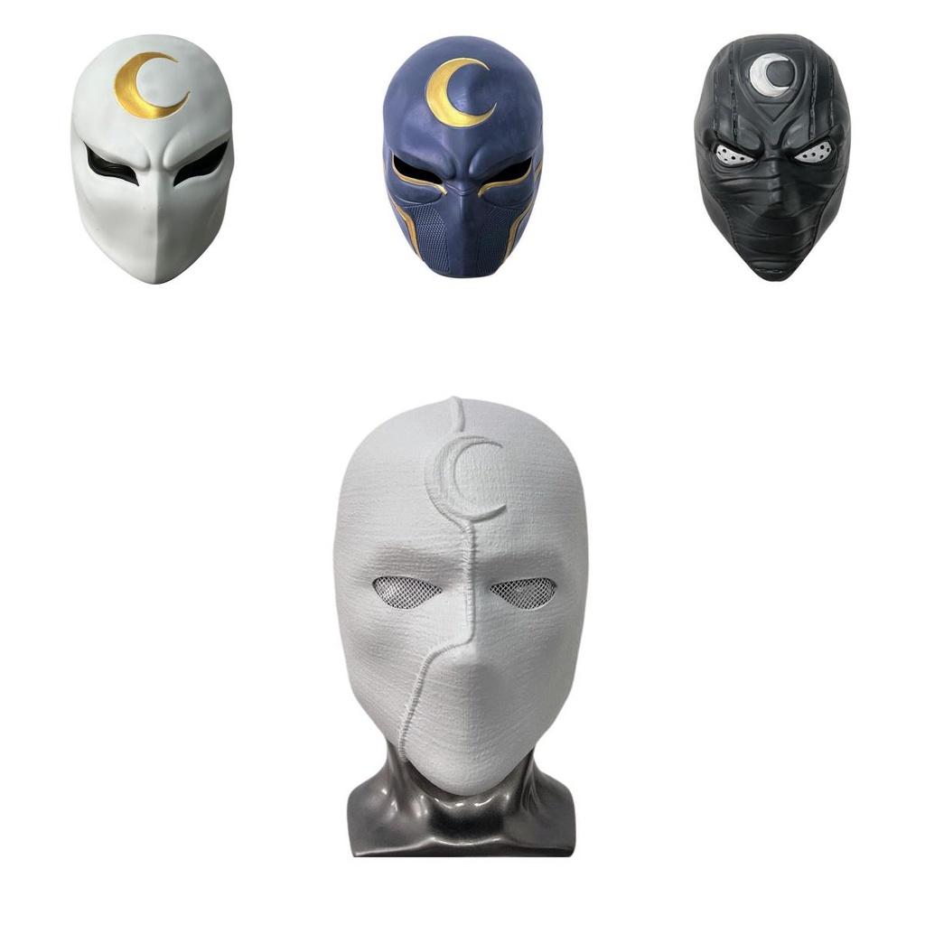 Maschera Cosplay Cavaliere Luna Eroe Marvel Costume Anime Scudo Facciale Regali Halloween
