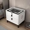 Luxe Smart Bedside Table with Wireless Charging and Storage