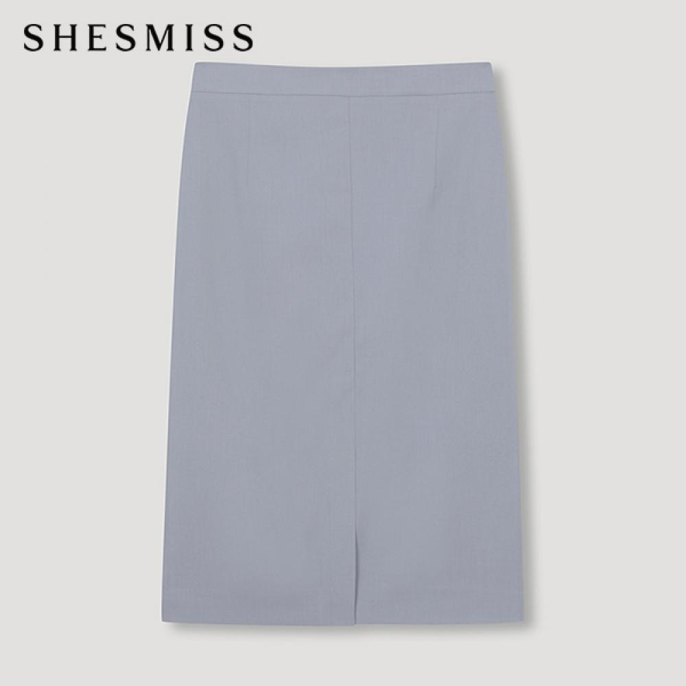 

She S miSS Slit Hem Skirt SwwSkn22010 Ll light blue/55