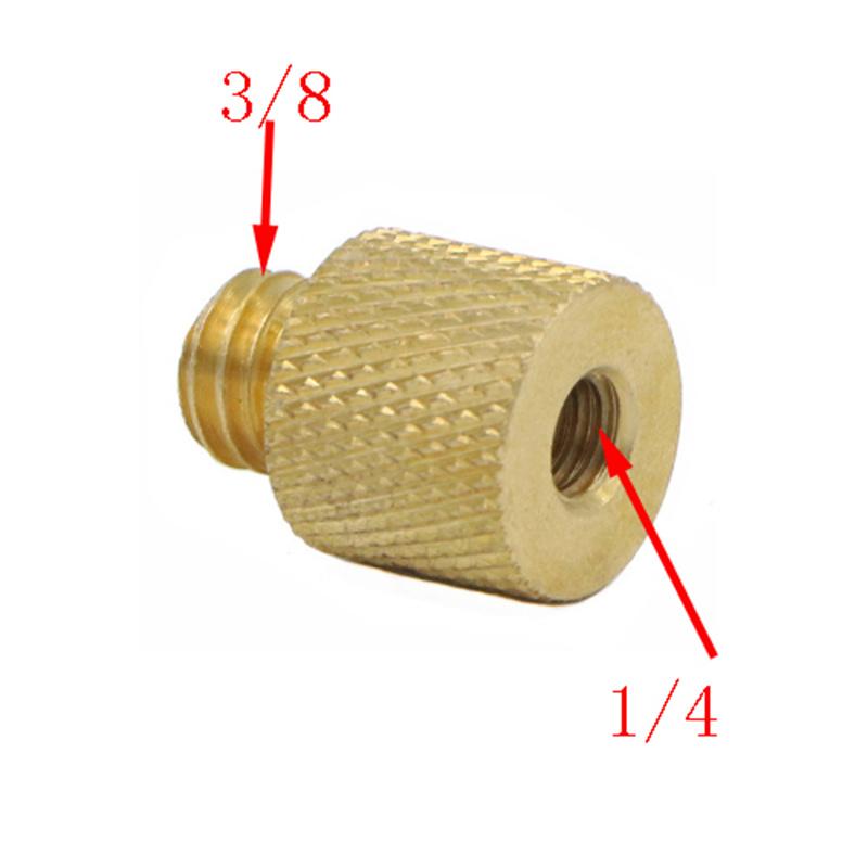 1/4" to 3/8" Thread Camera Screw Mount Adapter for DSLR Camera Tripod Light Stand Quick Release Plate Male to Female