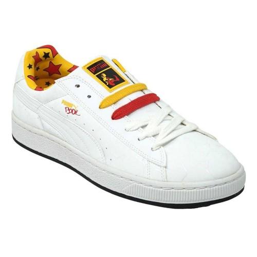 Puma Unisex Adult Basket II Bode Logo Trainers cm bianco/giallo