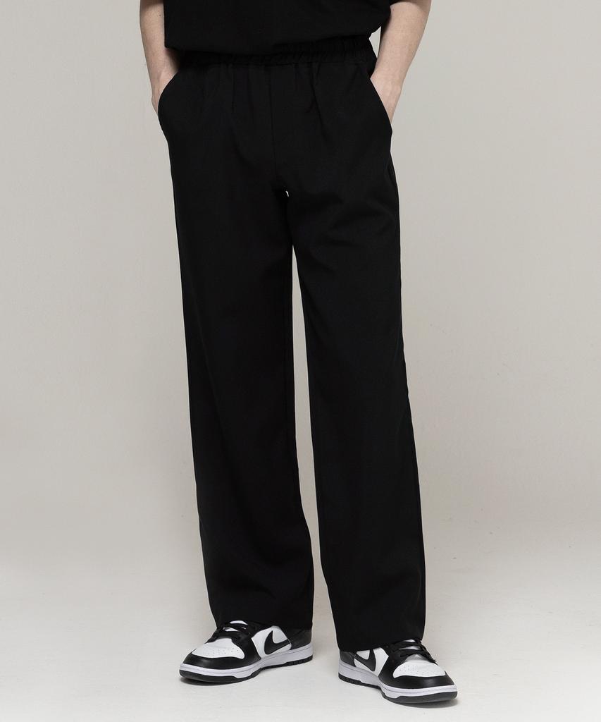 GRAVER [Unisex] Semi-Wide Elastic Waist Slacks