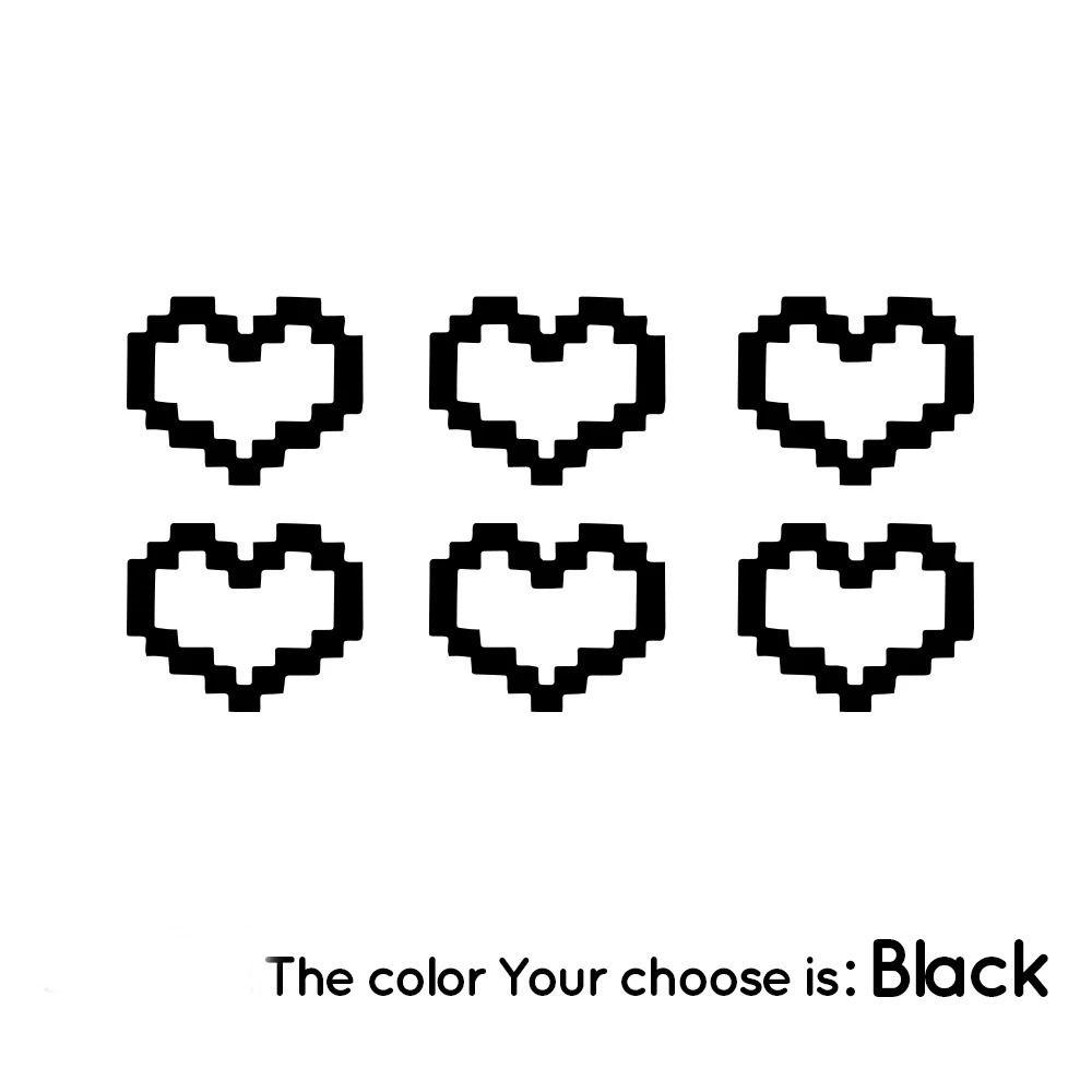 Scratch Blocking Mosaic Love Car Sticker Car Body Decoration  For Car/Laptop/Window/Motorcycle