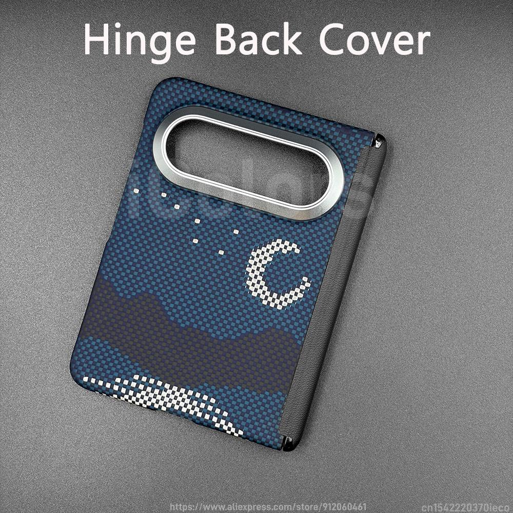 Hinge Case for Huawei Pura X Max Aramid Carbon Fiber Case Magnetic MagSafe Compatible Ultra Slim Armor Protective Cover