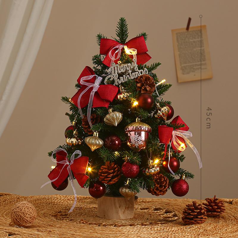 2024 Creative Desktop Christmas Tree Scene Decoration Set Ornaments