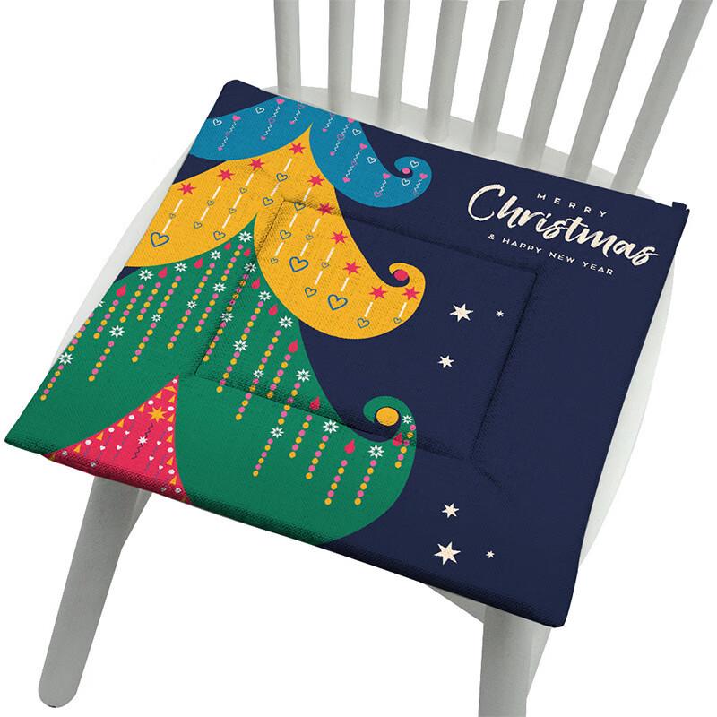 OEING Christmas Series Linen Floor Cushion