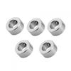 5pcs 8mm Shaft Lock Collar, T8 Parent Screw Lock Ring, Nickel Plated Iron Insulation