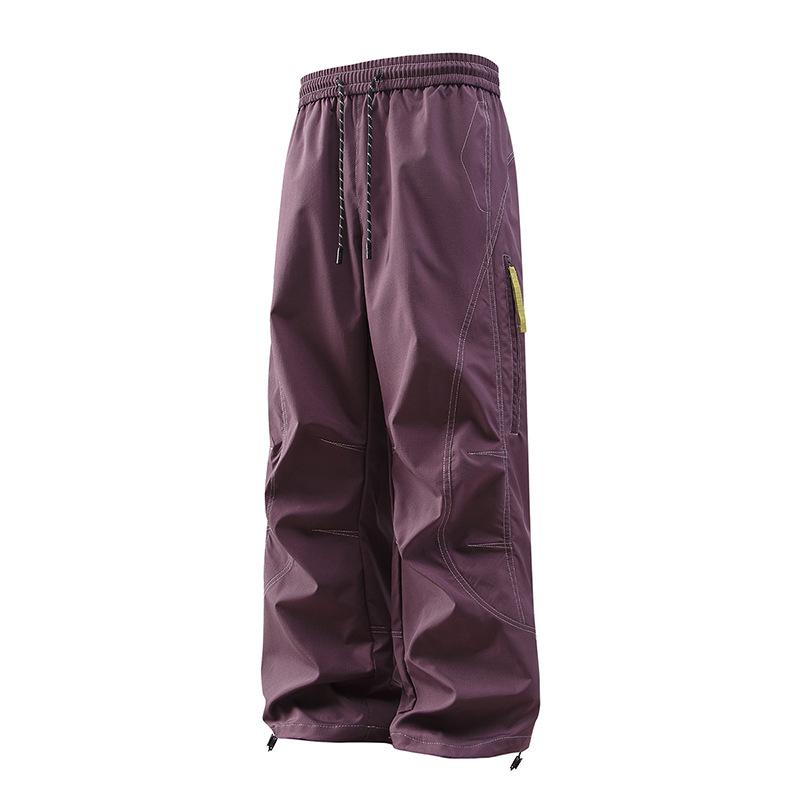 Mountain Outdoor Soft Shell Assault Pants Men's Three Proof Quick Drying Paratrooper Pants Loose Hiking and Mountaineering Work Pants