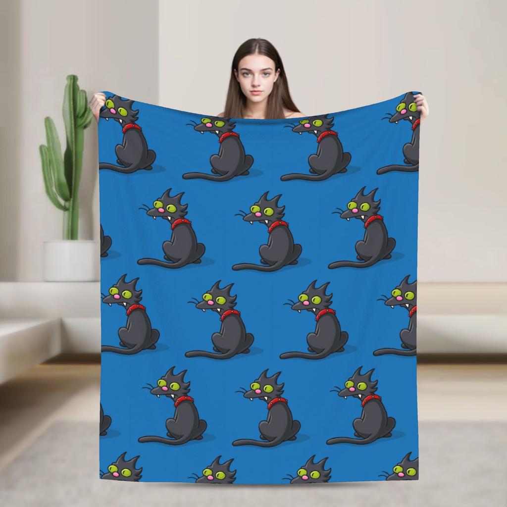 Simpsonsed Cartoon Blanket Velvet Autumn/Winter Multifunction Warm Throw Blanket For Bed Couch Bedding Throws