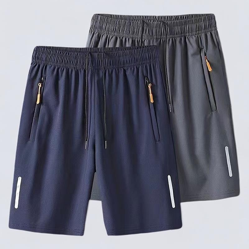 Men's Quick-Dry Ice Silk Sports & Beach Shorts - Lightweight & Breathable