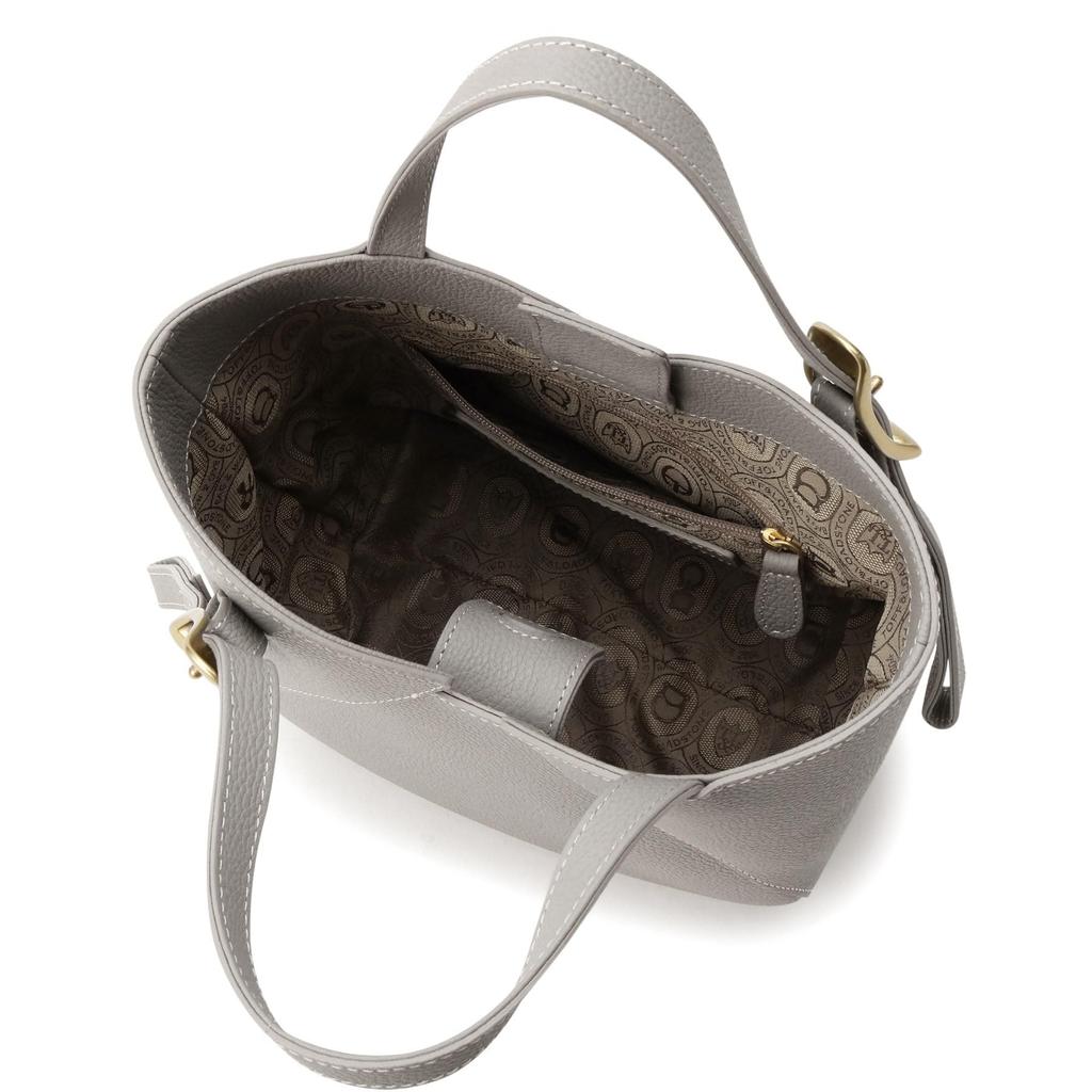 Toff Loadstone Wrap Light Shrink Tote Cowhide One Gray & Tote, (M), Bag/Handbag, Leather, Size, Ash/Light