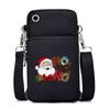 Christmas Christmas Printed Versatile Mobile Phone Bag Multifunctional Going Out Portable Messenger Bag