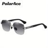 PolarAce Unisex Polarized Classic Metal Oval Frame Driving Sunglasses, UV400