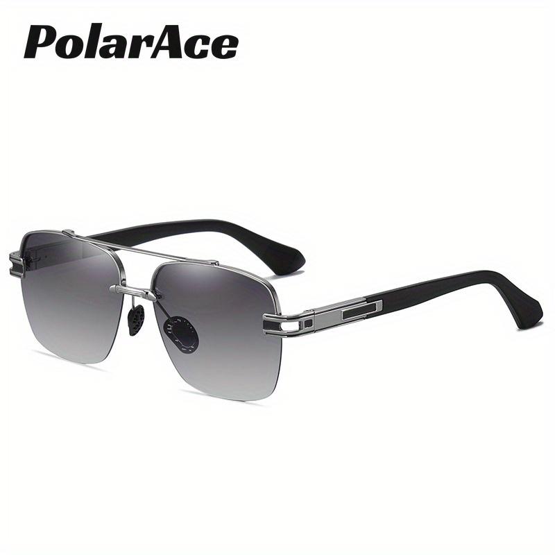 PolarAce Unisex Polarized Classic Metal Oval Frame Driving Sunglasses, UV400