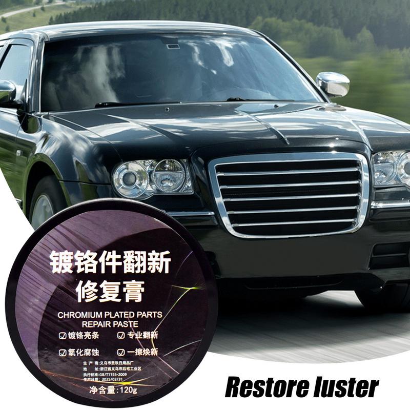 Chrome Polish For Cars 100g Chrome Restorer For Cars Polishing Compound Refurbishment Agent Scratch Repair Paste For Car Truck