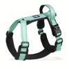 Y-Shaped Dog Harness with Adjustable Durable Nylon, Soft Padding, Metal Buckles and Leather Handle for Small, Medium, Large Dogs