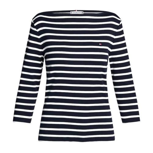 Tommy Hilfiger Womens/Ladies Striped Boat Neck Slim T-Shirt
