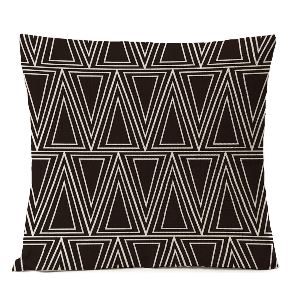 Black Geometric Boho Pillow Cover Bohemia Arrow Cushion Home Decorative Sofa Pillowcase