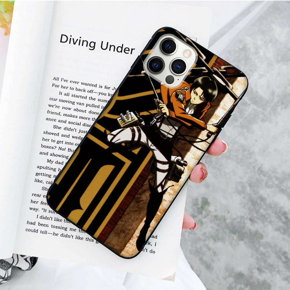 JW65 Rivaille Attack On Titans Soft Case for Samsung Note 20 Lite S24 Ultra S23 A03 A05 A06 A11 A71 A15 A16 A13 A24 A25 A33 A52 A53 A50 M55 M35 Plus
