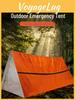 Insulated Emergency Tent Portable Aluminum Coldproof Moistureproof Heatreflective With Thermal Protection