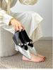 Spring & Autumn Beaded Strap Pointed Toe Mary Jane Shoes for Women