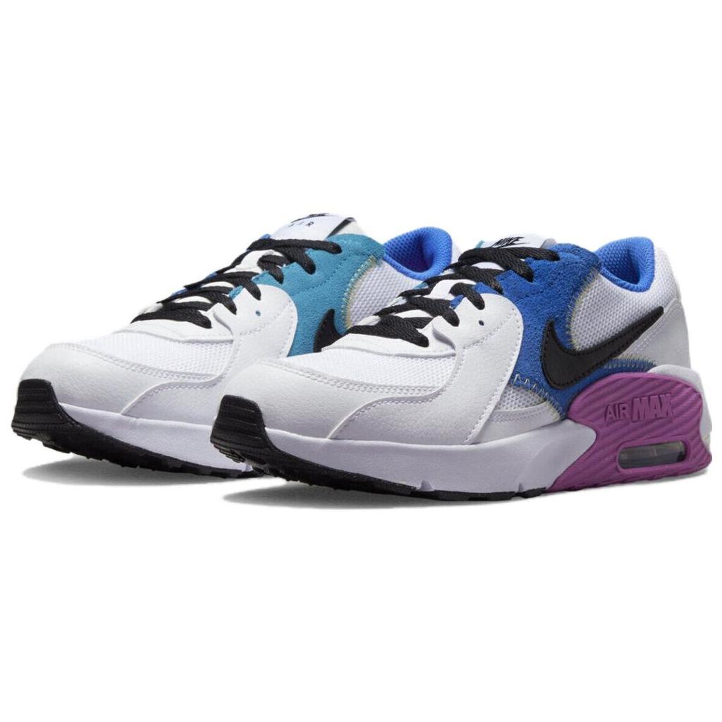 Nike Air Max Excee GS White Royal Fuchsia Kids Sneakers Hyper-Royal Active-Fuchsia Black CD6894-117