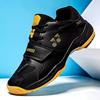 Badminton Shoes Men's Adult Breathable Cushioning Soft Sole Professional Competition Training Sports Shoes Students Children Ultra-light