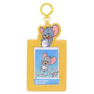 SK Japan Tom e Jerry 17761 Porta-Chaves Foto Instantânea Jerry & Tuffy Produtos Oshikatsu Tom e Jerry Amarelo