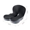 Memory Foam Seat Cushion One-piece Office Chair Cushion Breathable Sitting Pillow Massage Lumbar Support Pain Relief Supplies