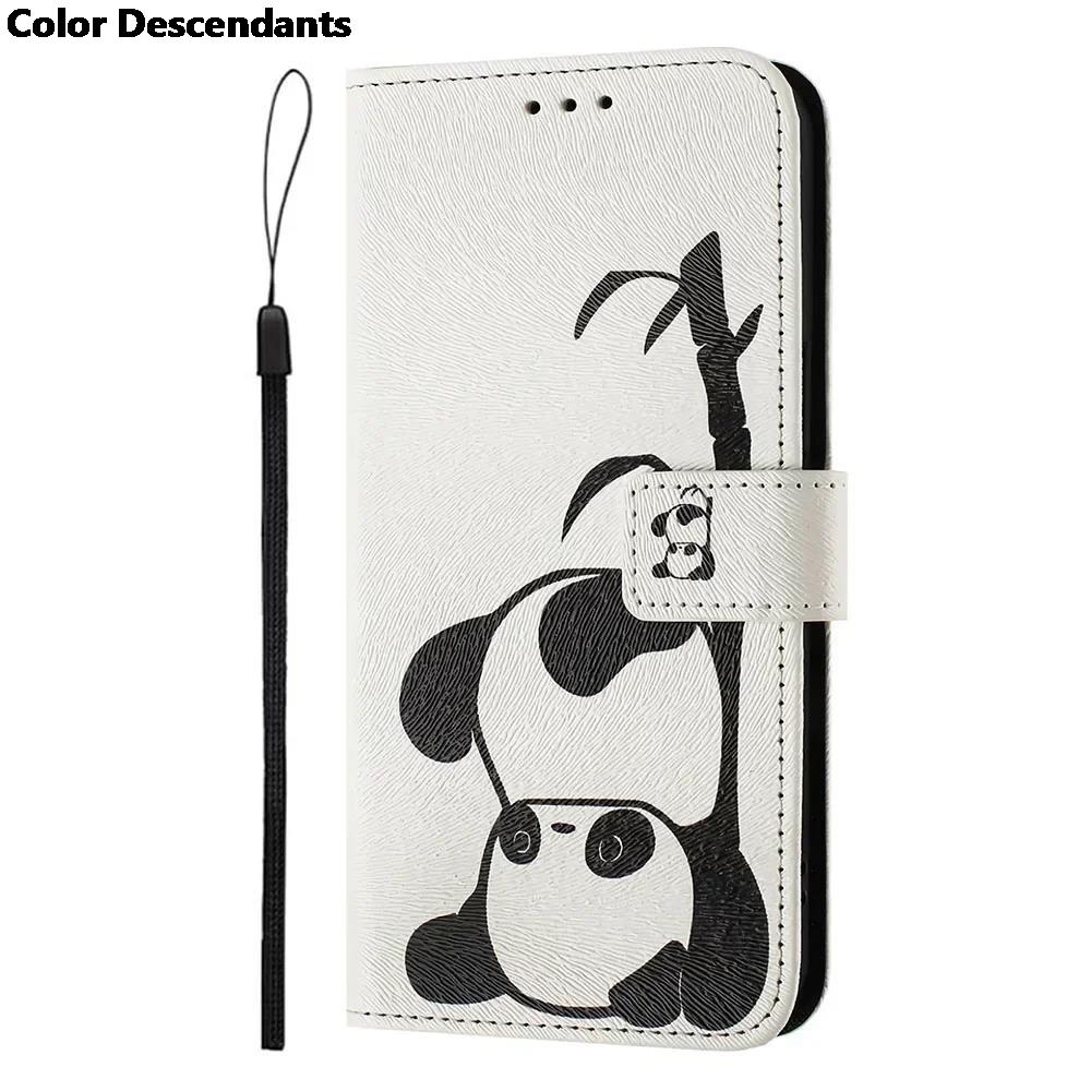 

Leather Flip Cover For Xiaomi Redmi Note 13 Pro 5G 13C Kids Cute Owl Flower Butterfly Printed Wallet Back Phone Case Etui Redmi 13
