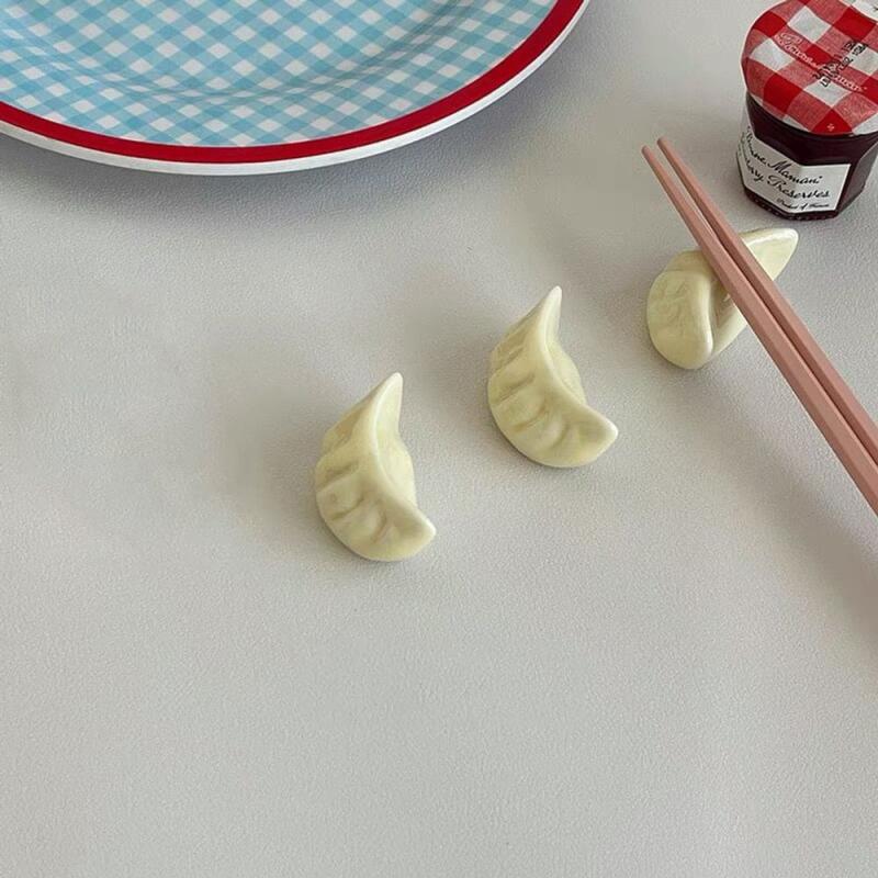 Tabletop Object Dumpling-shaped Spoon Rest 3p
