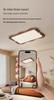 Vintage Solid Wood Eye Protection Ceiling Light for Living and Dining Rooms