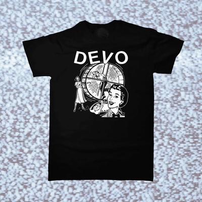 Vintage Devo Band Short Sleeve Cotton Black All Size Men Women Shirt AG371 Unisex T-Shirt